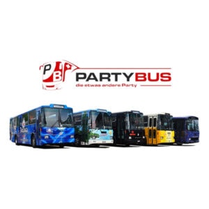 Werbebanner Party-Bus